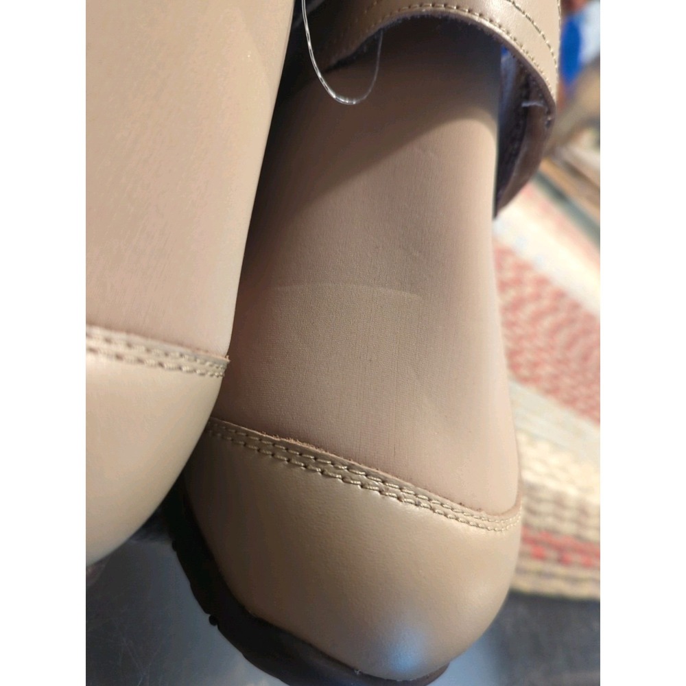 New With Tags Barefoot Freedom By Drew, Men's Tan Leather Loafers, 12XW Antwerp - Picture 5 of 10